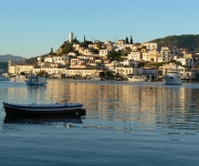 Poros Island - silver sunrises & golden orange sunsets