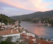 Poros Island - silver sunrises & golden orange sunsets