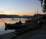 Poros Island - silver sunrises & golden orange sunsets