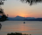 Poros Island - silver sunrises & golden orange sunsets