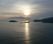 Poros Island - silver sunrises & golden orange sunsets