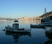 Poros Island - silver sunrises & golden orange sunsets