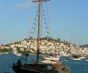 Poros Town - views from the island