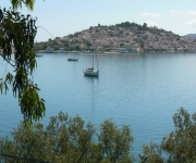 Poros Town - views from the island