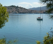 Poros Town - views from the island